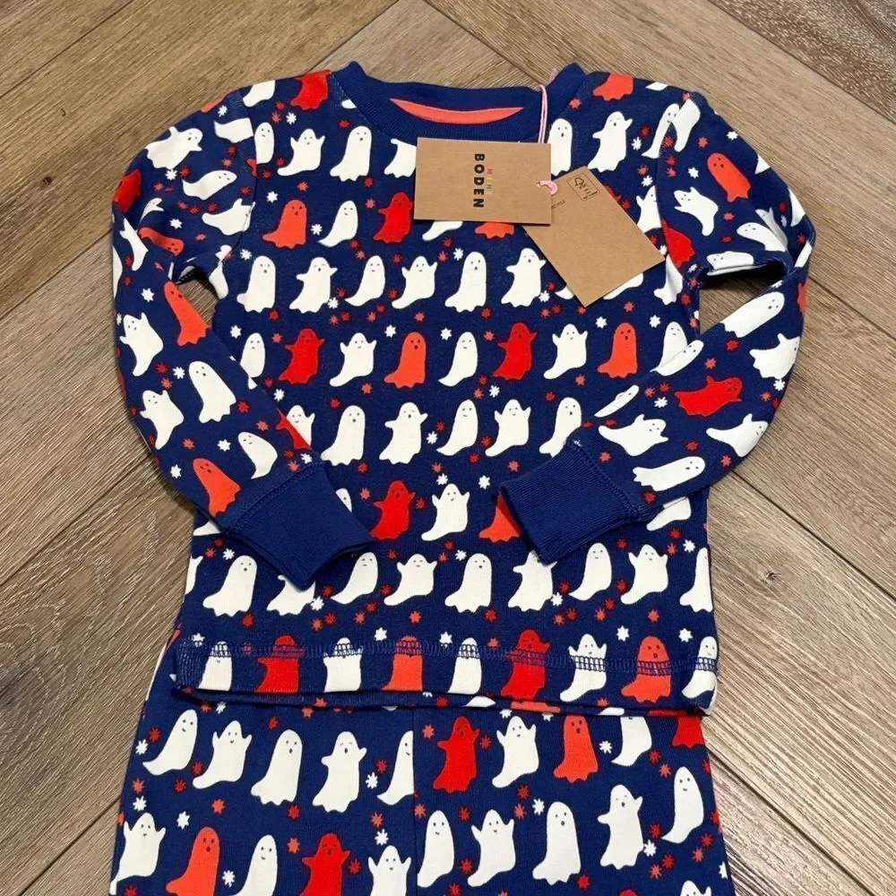 NWT Mini Boden Snug Glow-in-the-dark Pajamas